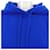 Hermès Felpa con cappuccio in cotone con motivo H Hermes Blu  - vista 5