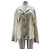 Autre Marque Weiße Jacke mit Gürtel