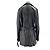 Autre Marque Kurzer Leder Trenchcoat Schwarz - Ansicht 2