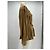 Autre Marque Beigefarbene Wildlederjacke mit Gürtel - Ansicht 4