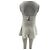 Autre Marque Top bustier con volant BITE bianco in cotone - vista 2
