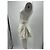 Autre Marque Top bustier con volant BITE bianco in cotone - vista 3