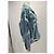 Autre Marque Jeansjacke mit Löchern Blau - Ansicht 4