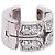 Louis Vuitton Ear cuff in oro bianco e diamanti
