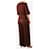 Eres Brown open-knit top and trouser set - size Castaño - vista 2