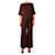 Eres Brown open-knit top and trouser set - size Castaño - vista 3