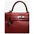 Hermès Borsa Kelly 35 Burgundy 2011 Bordò - vista 4
