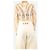 Dior Langärmeliges Cutout-Top in Creme - Größe UK 10 Roh - Ansicht 2