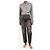 Brunello Cucinelli Vaqueros elásticos gris oscuro - talla UK 8 - vista 2