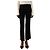 Gucci Pantalones negros con raya lateral - talla UK 6