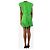 Stella Mc Cartney Mini-Kleid aus grünem Jacquard mit Kette - Größe UK 4 - Ansicht 2