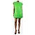 Stella Mc Cartney Mini-Kleid aus grünem Jacquard mit Kette - Größe UK 4 - Ansicht 4