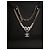 Chanel Collana choker a cuore in oro e diamanti D'oro - vista 3