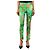 Versace Pantalones con estampado de conchas verdes - talla UK 4