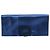Roger Vivier Blaue Satin-Clutch