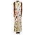 Roberto Cavalli Off-white Blumen Maxi-Kleid - Größe UK 8 Weiß - Ansicht 2