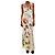 Roberto Cavalli Off-white Blumen Maxi-Kleid - Größe UK 8 Weiß - Ansicht 3