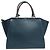 Fendi Bolsa 2way de couro azul 3Jours