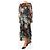 Zimmermann Schwarzes transparentes Kleid mit Rüschen und Blumen - Größe UK 10 - Ansicht 3
