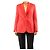 The row Red wool-blend blazer - size UK 12