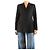 Jil Sander Schwarzer Seidenblazer - Größe UK 12
