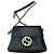 Gucci GG Marmont Borsa a spalla in pelle nera Nero