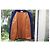 Autre Marque Mona Lisa dunkelblaue Samtjacke mit Wildleder-Ellbogenpatches Braun - Ansicht 4