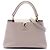 Louis Vuitton Marrón Taurillon Capucines MM Castaño Carne