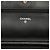 Chanel Black CC gesteppte Patent Brilliant Wallet On Chain Schwarz - Ansicht 5