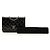 Chanel Black CC gesteppte Patent Brilliant Wallet On Chain Schwarz - Ansicht 7