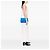 Chanel Blue Jumbo Classic Perforated Jersey Single Flap - vista 6