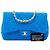 Chanel Blue Jumbo Classic Perforated Jersey Single Flap - vista 7