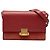 Borsa Bellechasse di Saint Laurent in pelle di vitello e scamosciato rosso, misura Medium Bordò