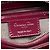 Lady Dior Cannage in vernice rosso, misura Medium Bordò - vista 5