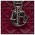 Lady Dior Cannage in vernice rosso, misura Medium Bordò - vista 6