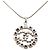 Collana con pendente Chanel Silver CC Brass Strass Argento - vista 2