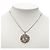 Collana con pendente Chanel Silver CC Brass Strass Argento - vista 5