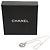 Collana con pendente Chanel Silver CC Brass Strass Argento - vista 6