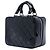 Beauty case da viaggio Chanel Black Small CC Quilted Patent Travel Kit Vanity Case Nero - vista 2