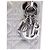 Lady Dior Cannage en piel de cordero iridiscente plateado mini Dior Plata - vista 5