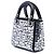 Lady Dior in pelle di vitello liscia nera con mosaico di specchi ricamati Dior Nero - vista 2