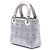 Lady Dior Mini em cetim cinza com detalhes cannage e cristais Dior Marrom - vista 2