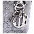 Lady Dior Mini em cetim cinza com detalhes cannage e cristais Dior Marrom - vista 5