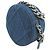 Clutch rotonda 19 in denim blu con catena Chanel - vista 2