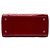 Lady Dior Cannage in vernice rosso, misura Medium Bordò - vista 3