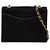 Chanel Black Small CC Quilted Suede Chain Crossbody Nero