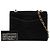 Chanel Black Small CC Quilted Suede Chain Crossbody Nero - vista 7