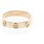Anello Mini Love di Cartier in oro rosa D'oro - vista 2