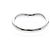 Tiffany & Co Tiffany Curved Band Ring mit 3 Diamonds Silber - Ansicht 3
