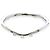 Tiffany & Co Tiffany Curved Band Ring mit 3 Diamonds Silber - Ansicht 5